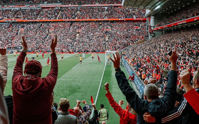 Sân vận động Anfield tại thành phố Liverpool