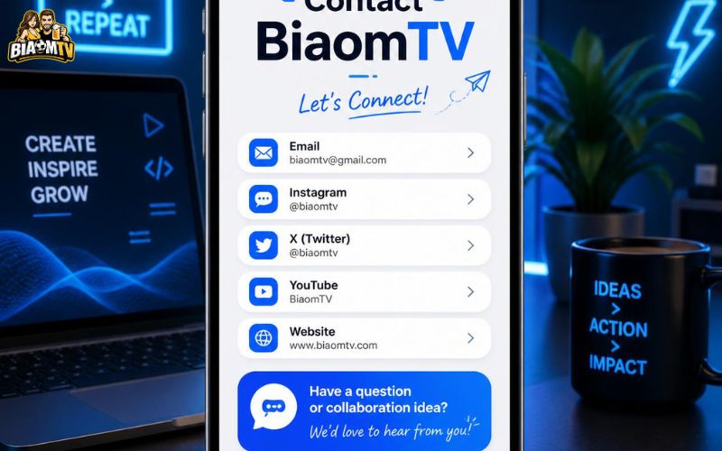 Gửi phản hồi và yêu cầu đến BiaomTV